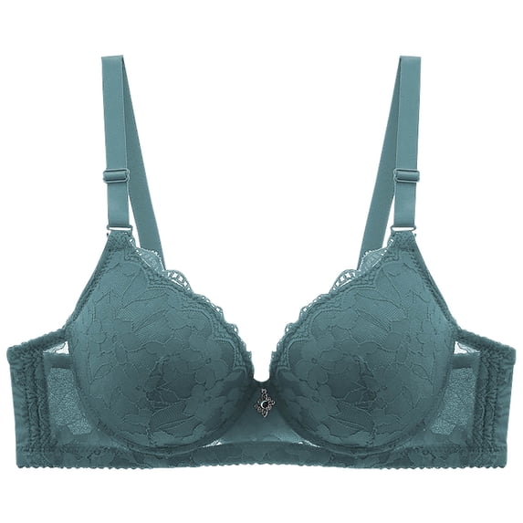Lovzfmll Bras for Women, Everyday Push-Up Comfort Underwire Bra, Standard Straps Push-Up Pull-On Stretchable Support Bra