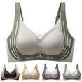 thumbnail image 1 of Lovzfmll Bras for Women, Everyday Seamless Comfort Adaptive, Standard Straps Pull-On Stretchable Breathable Support Bra, 1 of 8
