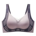 thumbnail image 1 of Lovzfmll Bras for Women, Everyday Seamless Comfort Adaptive, Standard Straps Pull-On Stretchable Breathable Support Bra, 1 of 5