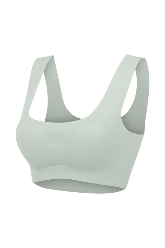 Bras for Women, Sports Yoga Push-Up Bralette Bra, Standard Straps Pull-On Stretchable Full Coverage Support Bra