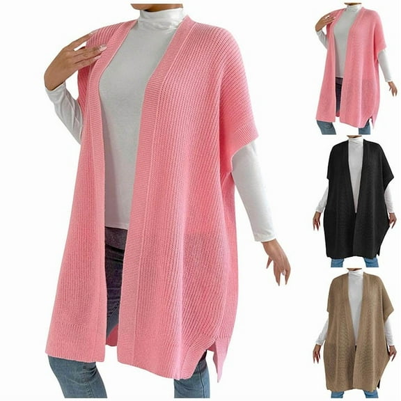 Lovzfmll Cardigan Sweaters for Women, Casual Trendy Knit Sweater Tops Women Fall Clothes Ribbed Early Fall Fashion