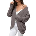 thumbnail image 1 of Lovzfmll Cardigan Sweaters for Women, Knit Outerwear Tops Women Fall Clothes Ribbed Early Fall Fashion, 1 of 7
