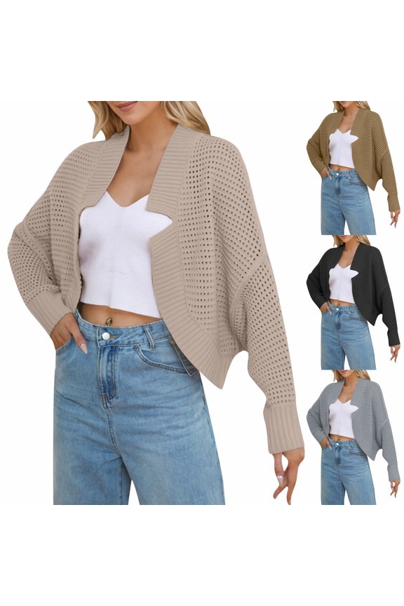 Cardigan Sweaters for Women, Knit Sweater Outerwear Sweaters Women Fall Clothes Ribbed Early Fall Fashion