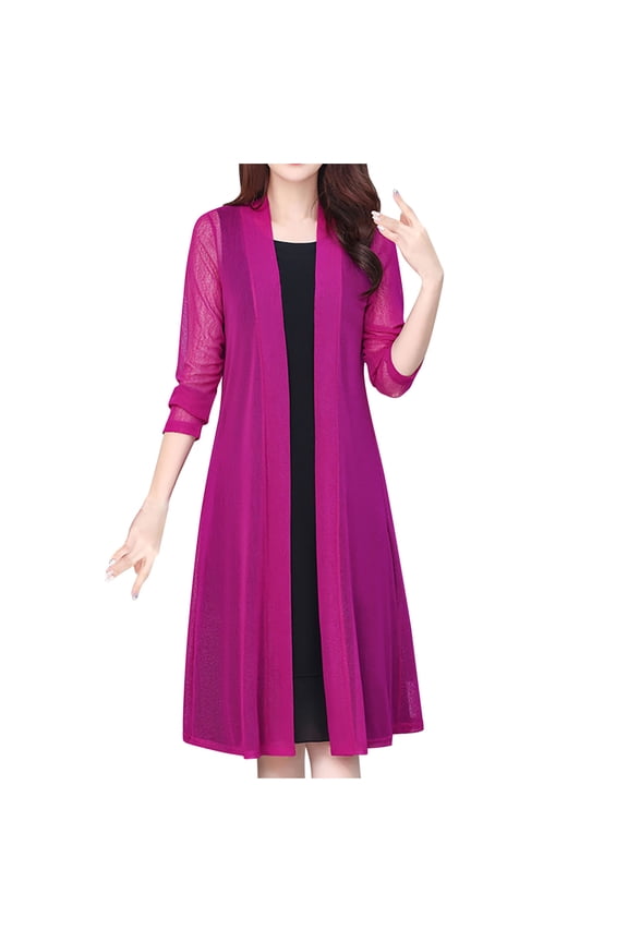 Cardigan for Women, See Through UPF Sun Protection Cover, Stretchy Open Front Shirt, Summer Fall Clothing