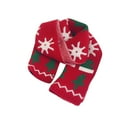 thumbnail image 1 of Lovzfmll Christmas Scarf for Boys Girls, Cute Thick Warm Red Scarf Soft Cozy Winter Holiday Gift for Toddler 2-6 Years, 1 of 3