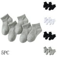 thumbnail image 1 of Lovzfmll Crew Socks for Girls, Non-Slip Toddler Floor Socks with Cute Decorations, Non-Slip Mid-Tube Socks for Newborn 0-1 Year, 1 of 7
