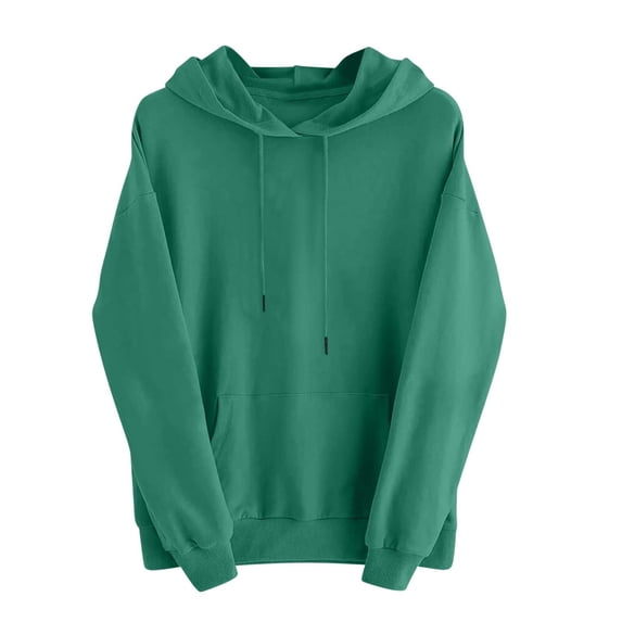 Lovzfmll Essentials Hoodie Long Sleeve Hooded Loose Fit Pullover Basic Fall Clothes Women Fashion Sweatshirt Comfort