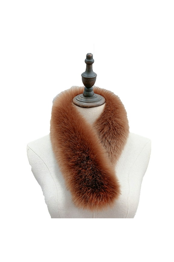 Fake Faux Fur Scarf for Women, Wrap Collar Shawl Shrug, Soft Winter Warm Wrap Cape for Bridal Wedding Party