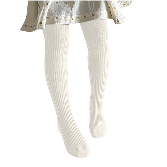Lovzfmll Girls Tights Winter Warm Fleece Lined Thermal Leggings Cold Weather Tights for School Casual Wear Stretchable Comfortable