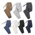 thumbnail image 1 of Lovzfmll Jogger Pants for Women, Solid Color Drawstring with Pocket, Loose Ankle Length Joggers Black, M, 1 of 5