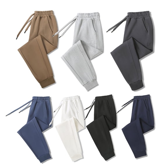 Lovzfmll Jogger Pants for Women, Solid Color Drawstring with Pocket, Loose Ankle Length Joggers White, 4XL