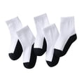 thumbnail image 1 of Lovzfmll Kids Crew Socks 5-Pair Pack for Boys & Girls, Mid-Calf Moisture Wicking Breathable Solid Color Athletic Sports Socks, 1 of 6