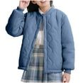 thumbnail image 1 of Lovzfmll Kids Teens Boys Girls Cropped Puffer Jacket, Plush Lined Short Outerwear, Stylish Warm Winter Coat for Teens for 5-15 Years, 1 of 8