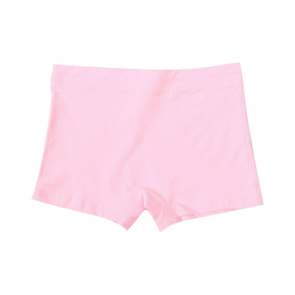 Lovzfmll Kids Underwear, Comfort Cotton Boxer Briefs, Solid Color Shorts for Boys and Girls for 6-13 Years