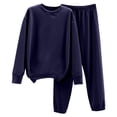 thumbnail image 1 of Lovzfmll Lounge Sets for Women, 2 Piece Crewneck Sweatshirt and Jogger Pants Set, Casual Loungewear Matching Sets, 1 of 4