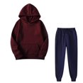 thumbnail image 1 of Lovzfmll Women's Lounge Set, 2-Piece Hooded Sweatshirt & Jogger Pants, Casual Long Sleeve Matching Set, 1 of 4