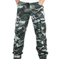 thumbnail image 1 of Lovzfmll Men's Camo Cargo Pants, Relaxed Fit Work Trousers with Multi-Pockets, Full Length Casual Outdoor Utility Pants Fall Clothes, 1 of 4