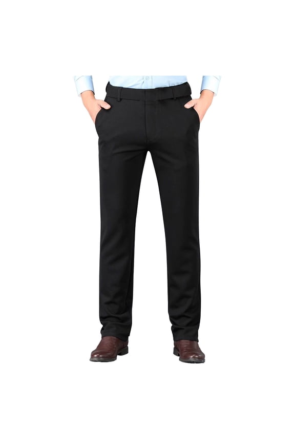 Men's Dress Pants, Business Casual Suit Trousers, Office Work Golf Pants Full Length, Dressy Professional Attire