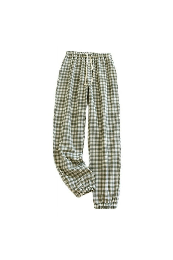 Men's Lounge Pants, Unisex Couple Elastic Waist Yoga Pants, Stretchy Comfort Fit Home Wear, Soft Long Pants M-3XL