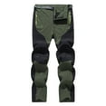 thumbnail image 1 of Lovzfmll Men's Straight Leg Pants, Colorblock Hiking Pants Breathable Outdoor Sport Pants, Athletic Active Fit Full Length Pants, 1 of 8
