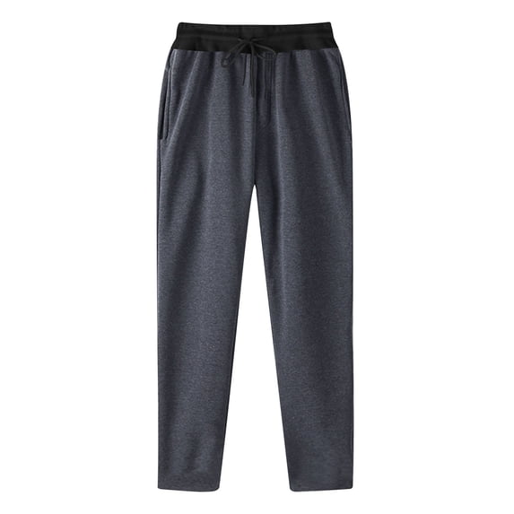 Lovzfmll Men's Sweatpants, Athletic Color Block Trousers Relaxed Full Length, Fashion Casual Sport Pants with Elastic Waist, Comfort Active Fit Fall Clothes
