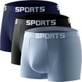 thumbnail image 1 of Lovzfmll Men's Underwear 3-Pack Cotton Boxer Briefs | Soft Breathable Moisture-Wicking Sports Underwear with Comfort Waistband for Active & Everyday Wear, 1 of 8