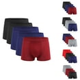 thumbnail image 1 of Lovzfmll Men's Underwear 5-Pack Boxer Briefs, Plus Size Stretchy Underwear Shorts, Comfortable Breathable for All Day Wear, 1 of 6