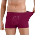thumbnail image 1 of Lovzfmll Men's Underwear Boxer Briefs, Solid Color Cotton Underwear, Comfortable Breathable Everyday Boxer Shorts with Soft Waistband, 1 of 8