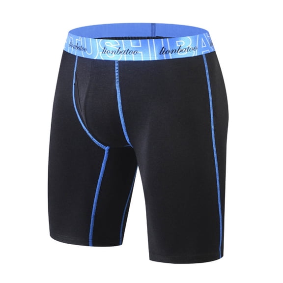 Lovzfmll Men's Underwear Boxers Cotton Breathable Compression Workout Shorts, Comfort Soft Athletic Boxer Briefs for Running Sports