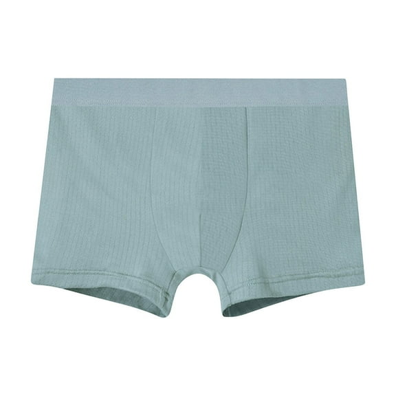 Lovzfmll Men's Underwear Elastic Waist Boxer Briefs, Solid Color Comfort Shorts, Comfort Breathable Everyday Underwear