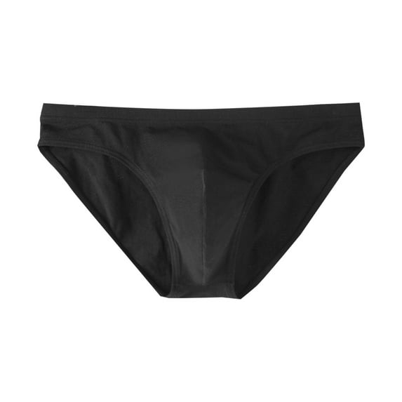 Lovzfmll Men's Underwear Low Rise Cotton Briefs, D Pouch Support Underwear, Comfort Breathable Panties with Elastic Waistband