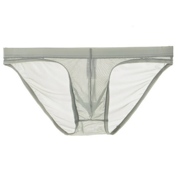 Lovzfmll Men's Underwear Sheer Mesh Briefs, Ultra Thin Breathable Underwear, Lightweight Pouch Support Comfort Stretch Underpants