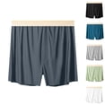 thumbnail image 1 of Lovzfmll Men's Underwear, Solid Color Boxer Briefs, Breathable Cotton Underwear, Comfort Stretch for Everyday Wear, 1 of 7