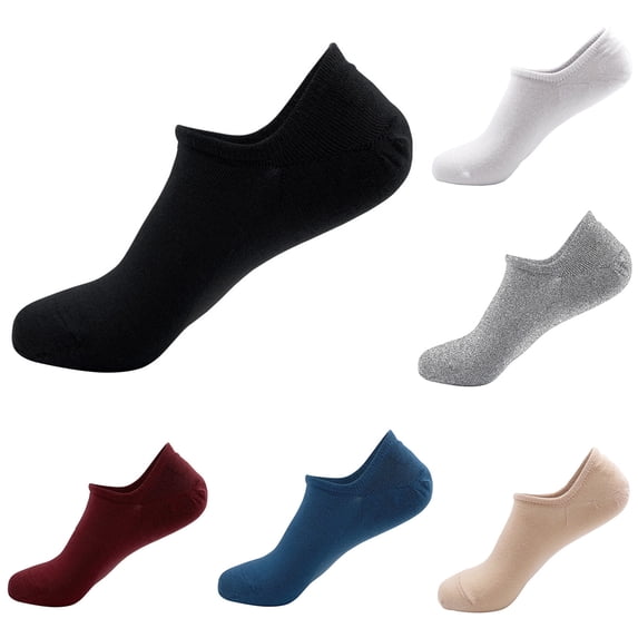 Lovzfmll No-Show Socks for Women, Non-Slip Flat Bottom Low Cut, Breathable Summer Invisible Socks Khaki, Free Size