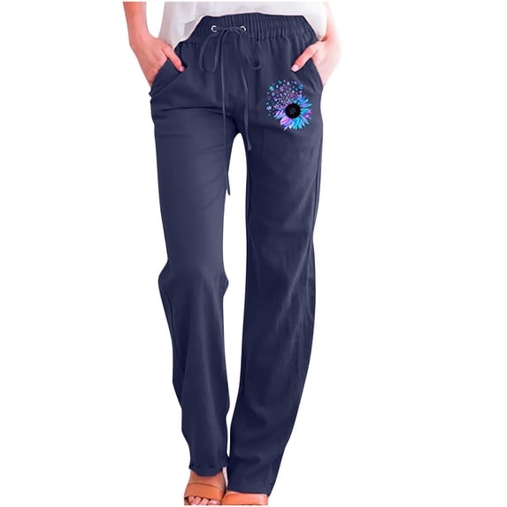 Lovzfmll Oversized Pants for Women Women's Cargo Capri Pants Lightweight Quick Dry Hiking Pants Summer Travel Casual Capris Deep Blue L
