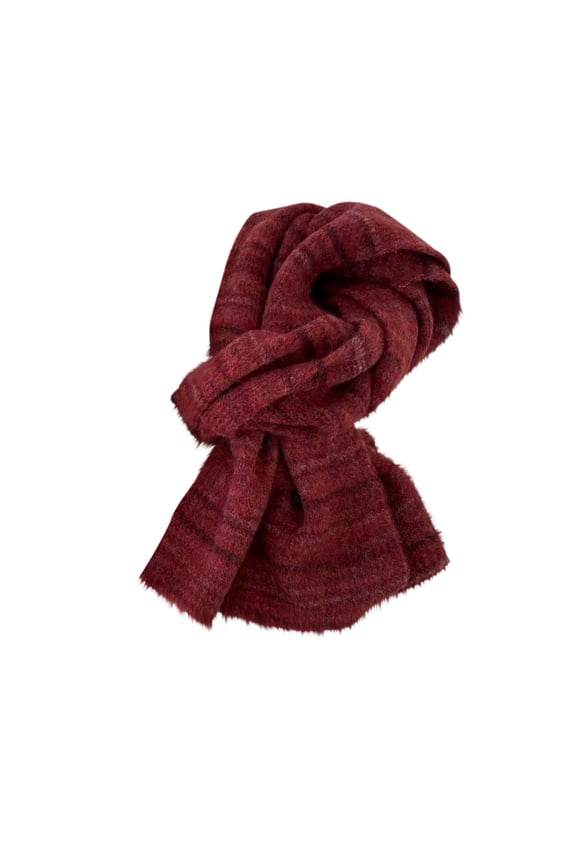 Red Scarf for Women, Winter Warm Thick Shawl Wrap, Soft Cozy Casual Fashion Cold Weather Travel Holiday Gift