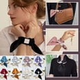 thumbnail image 1 of Lovzfmll Silk Scarf for Women, Bag Hair Decorative Fashion Accessory with Rhinestone Buckle, Ultra-Soft Glitter Elegant Decoration, 1 of 2