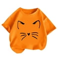 thumbnail image 1 of Lovzfmll T-Shirts for Boys & Girls, Cat Print Short Sleeve Tee, Casual Loose Fit Pullover Graphic Tees for Teen 12-14 Years, 1 of 8