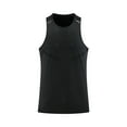thumbnail image 1 of Lovzfmll Tank Tops Men, Men's Sport Tank Tops for Bodybuilding Gym Shirts Men Oversized Athletic Workout Round Neck Fashion Summer Solid Color Sleevless Casual Sport Permeability Tank Top Black 3XL, 1 of 7