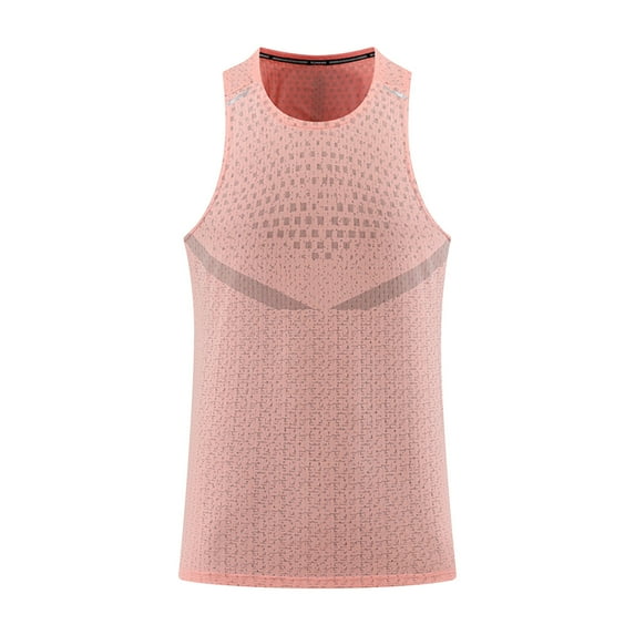 Lovzfmll Tank Tops Men, Men's Sport Tank Tops for Bodybuilding Gym Shirts Men Oversized Athletic Workout Round Neck Fashion Summer Solid Color Sleevless Casual Sport Permeability Tank Top Orange 3XL