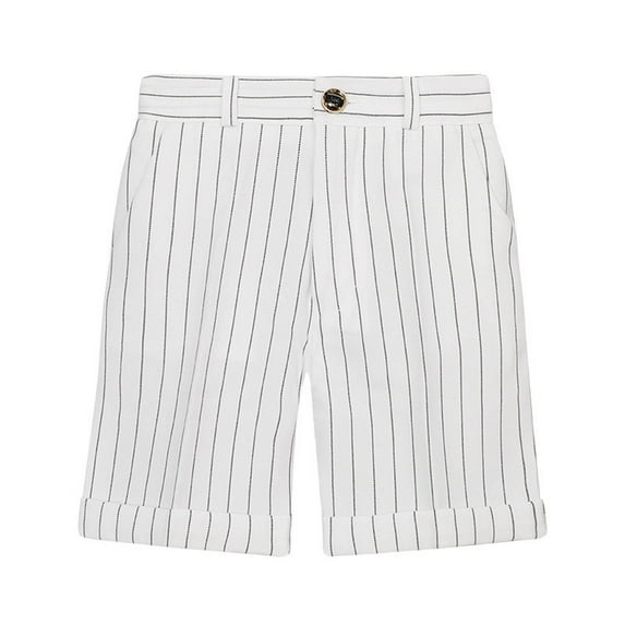 Lovzfmll Toddler Boy's Shorts, Solid Color Bermuda School Shorts, Summer Everyday Casual Outfits for 3-4 Years