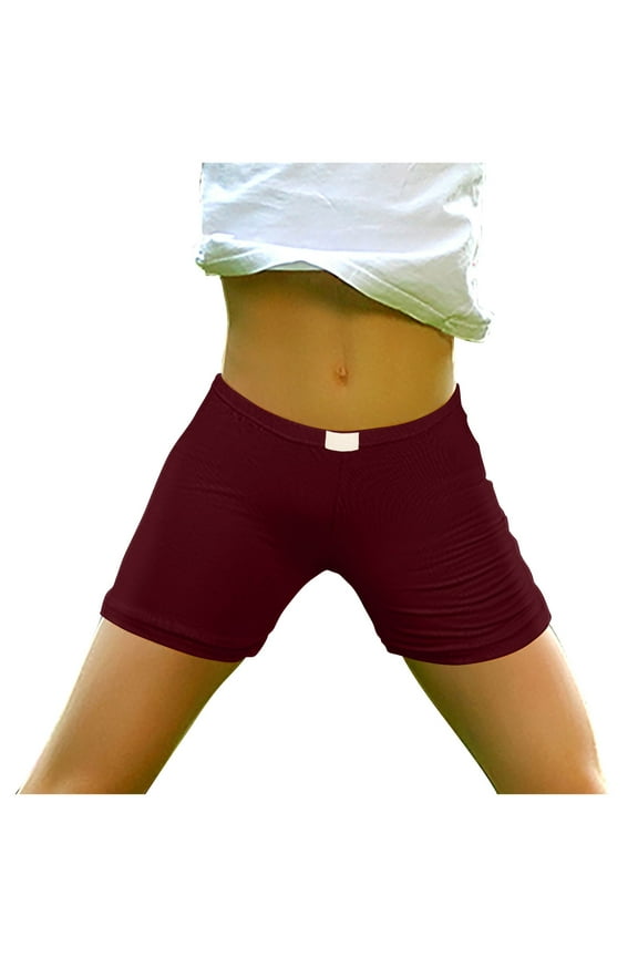 Toddler Girl's Shorts, Taped Slim Fit Elastic Waist Stretch Shorts, Spring Summer Casual Outfits for 4-5 Years