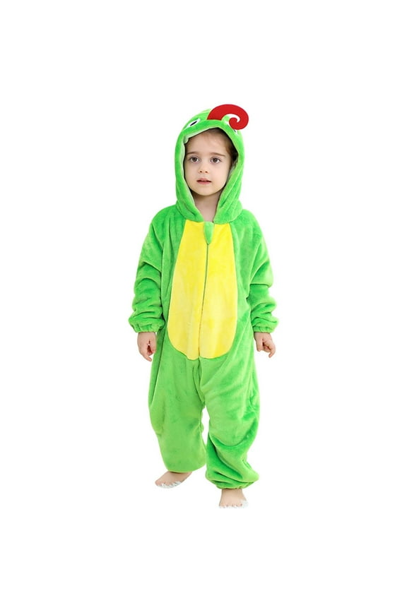 Toddlers Boys Girls Flannel Panda Jumpsuit, Cozy Plush Hooded Romper, Cute Cosplay Costume, Cozy Sleepwear Loungewear for 3 Months-4 Years