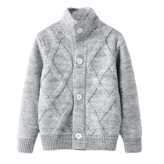 Lovzfmll Toddlers Kids Boys Girls High-Neck Sweater, Plush Lined Pullover, Thicken Warm Winter Coat for Cold Weather for 2-12 Years