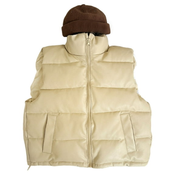 Lovzfmll Toddlers Kids Boys Girls Water-Resistant Puffer Vest, Jacket Style with Zip, Warm Winter Coat for Outdoor for 2-13 Years