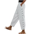 thumbnail image 1 of Lovzfmll Travel Pants for Women, Casual Relaxed Ankle Length Loose Trousers, Comfort Soft Fall Fashion Outfits 2025, 1 of 4