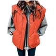 thumbnail image 1 of Lovzfmll Winter Coats for Women, Solid Color Stand Collar Vest, Sleeveless Quilted Puffer Jacket, Winter Clothing, 1 of 6