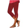 thumbnail image 1 of Lovzfmll Women's Capris, Casual Athletic Stretchy Yoga Pants, Comfort Soft Cropped Leggings, Fall Fashion Outfits 2025, 1 of 7