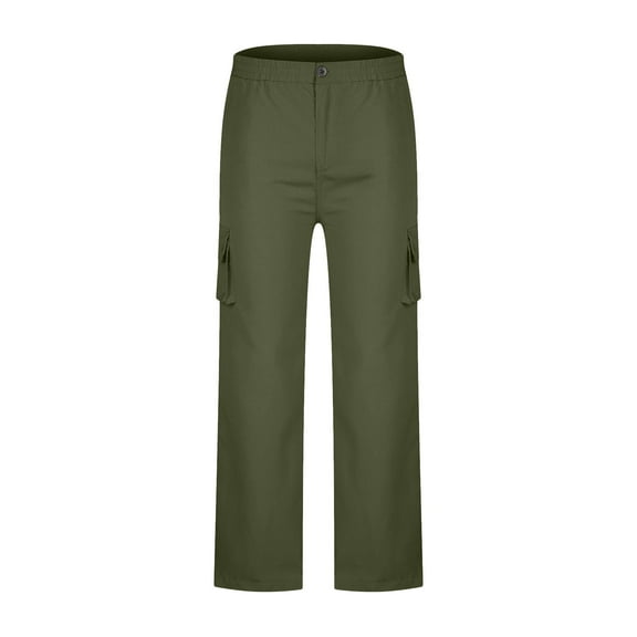 Lovzfmll Women's Cargo Pants, Solid Color Utility Trousers, Straight Leg Relaxed Fit Casual Pants, Fall Fashion Outfits 2025