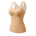 thumbnail image 1 of Lovzfmll Women's Fashion Thermal Tank with V-Neck, Chest Cushion with Self-Heating Technology for Cold Weather Protection, 1 of 4
